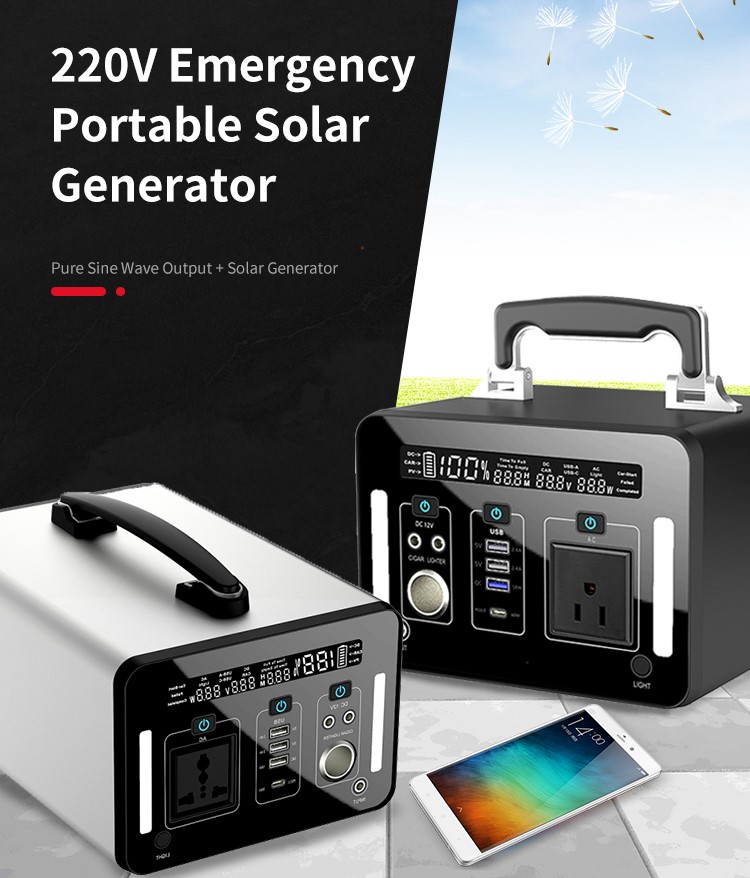 Generador solar portátil de emergencia Whaleflo