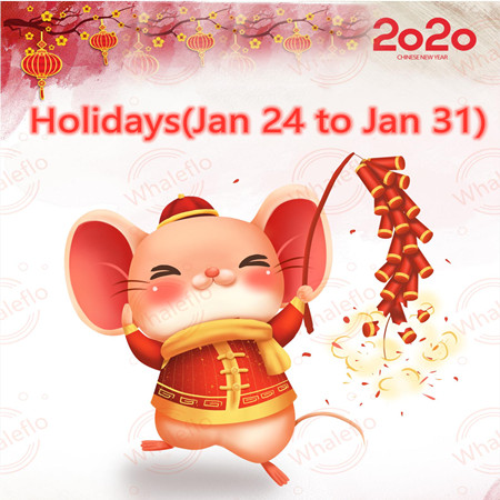 Vacaciones de año nuevo lunar de Whaleflo 2020 (2020.01-24-2020-01-31)